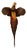 Exquisite Wall-Mounted Flying Red Golden Amherst Pheasant Decor For Sale