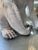 Seated Gorilla Sculpture in White Ceramic by Ronzan, 1950s For Sale - Image 12 of 18