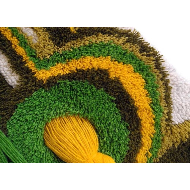 1970s German Wool Wall Tapestry, 1970s For Sale - Image 5 of 6