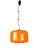 Orange & White Incamiciato Murano Glass Pendant Lamp attributed to Vistosi, 1960s For Sale - Image 14 of 14