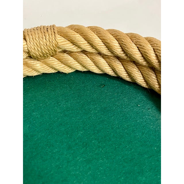 Vintage Rope Tray Attributed to Adrian Audoux & Frida Minet For Sale - Image 13 of 13