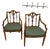 Pair - Adams Style Painted Satinwood Armchairs For Sale