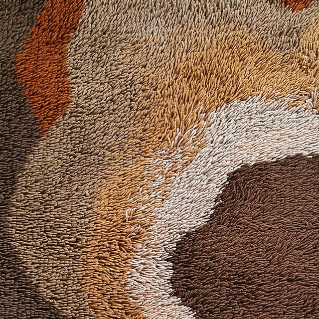 Vintage Space Age Wool Rug, 1970s For Sale - Image 4 of 12