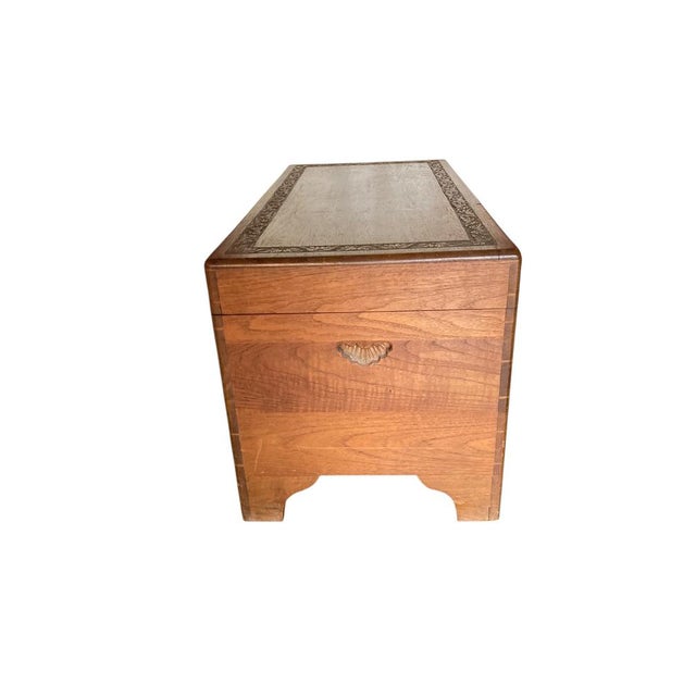 Camphor Wood Blanket Chest, 1950 For Sale - Image 7 of 14