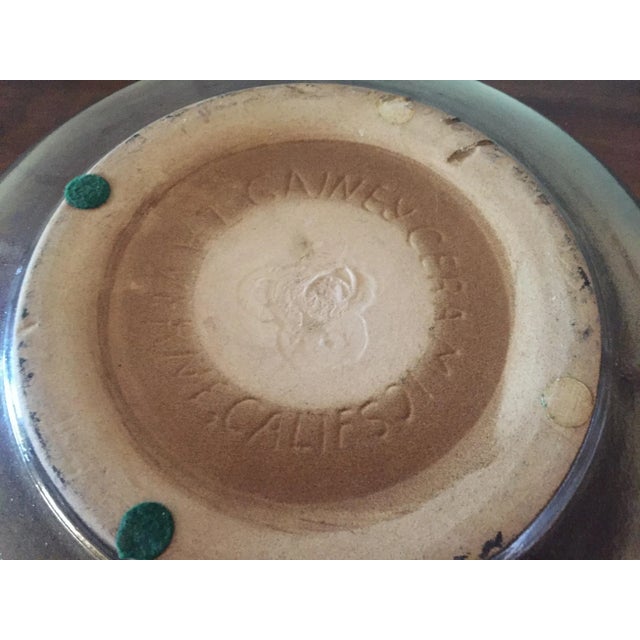 Bronze Gainey Ceramics Metallic Glaze Center Bowl For Sale - Image 8 of 11