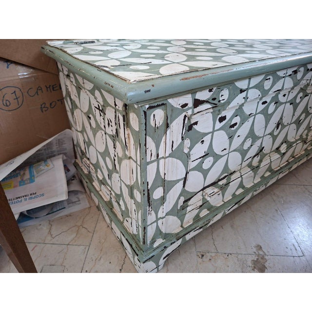 Vintage Andalusian Wooden Chest, 1960 For Sale - Image 9 of 17