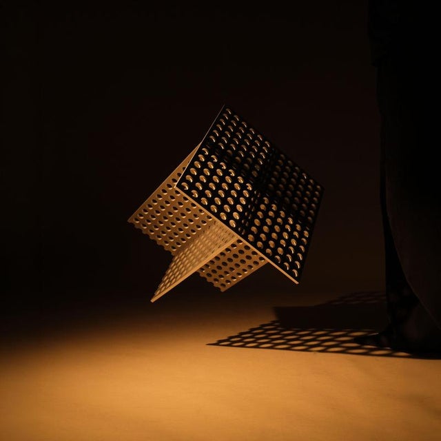 Partial Presence Aluminium Side Table by Bureau of Entropy For Sale - Image 6 of 10