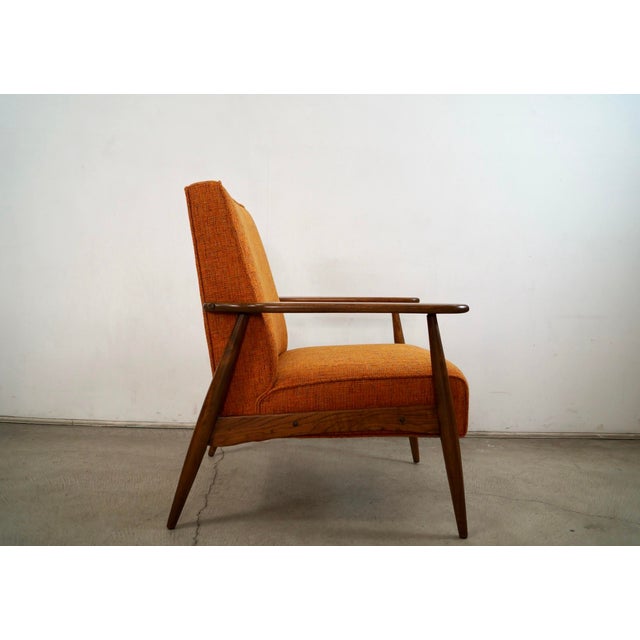 1960’s Mid-Century Modern Lounge Chair in Knoll Textiles For Sale In Los Angeles - Image 6 of 12