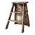 Vintage Rustic Wooden Step Ladder For Sale