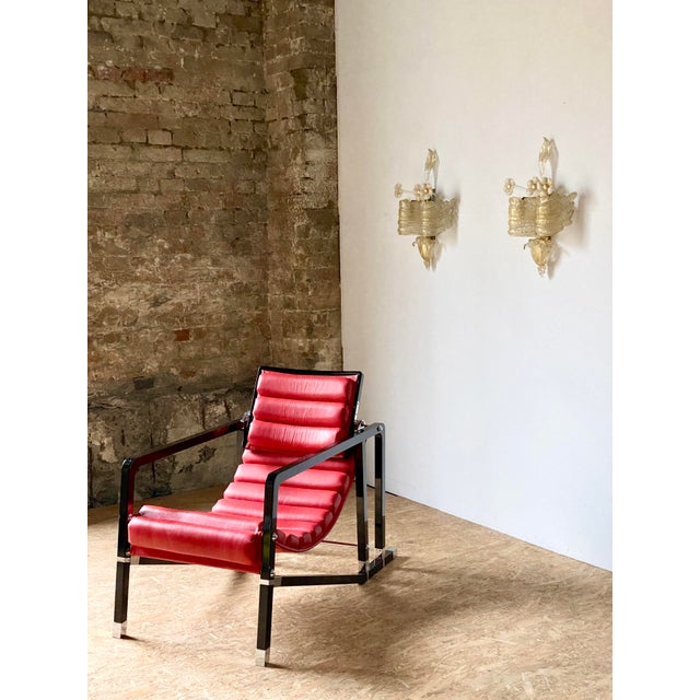 Vintage Italian Murano Glass Wall Lights with Gold by Barovier & Toso, 1970, Set of 2, in Very Good conditions. Designed...