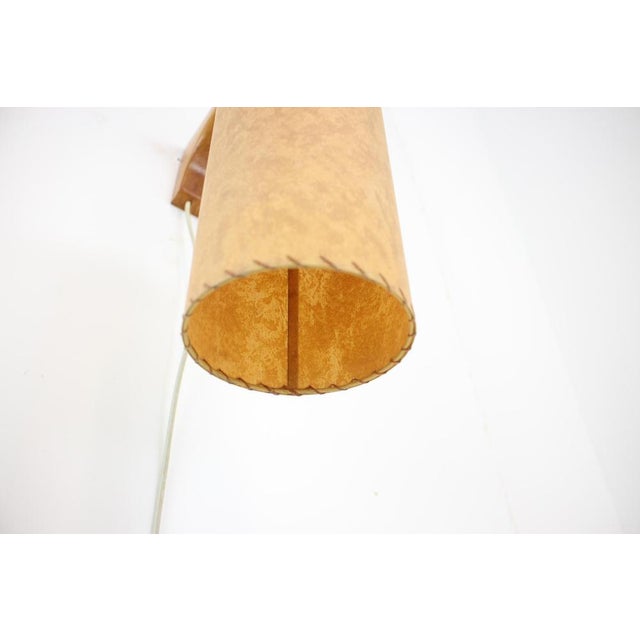 Brown Mid-Century Wall Lamp from Uluv, 1960s For Sale - Image 8 of 16
