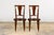 1930s French Art Deco Walnut Dining Chairs With Leather Seats, Set of 8 For Sale In New York - Image 6 of 18