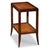 Transitional Chairside Table in Brown For Sale - Image 3 of 3