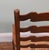 Oak Farmhouse Ladderback Armchairs, Set of 2 For Sale - Image 3 of 4