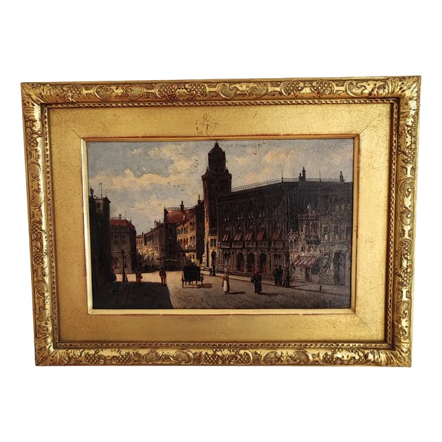 August von Siegen, Paysage, Oil on Canvas, Framed For Sale