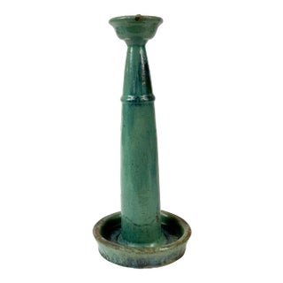 19th Century Chinese Ceramic Oil Lamp For Sale
