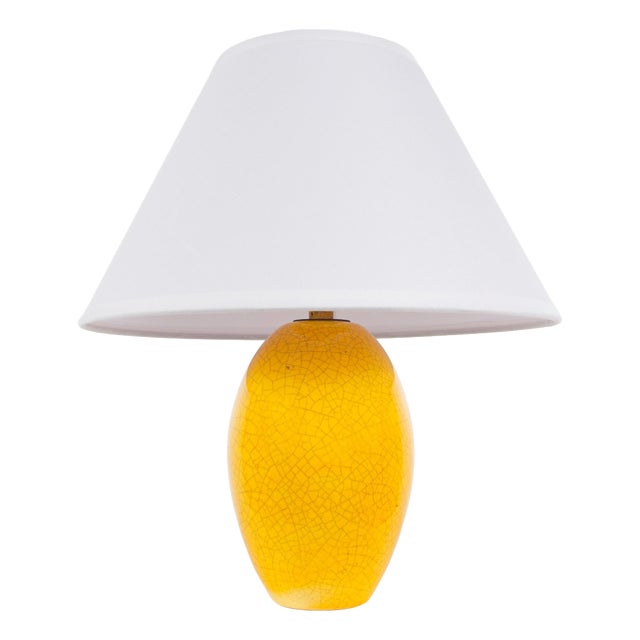 Vintage French Table Lamp in Ceramic, 1950 For Sale