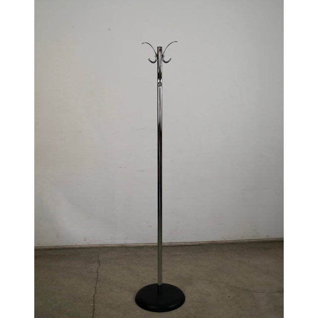 1970s 1970’s Mid-Century Modern Chrome Coat Rack For Sale - Image 5 of 12