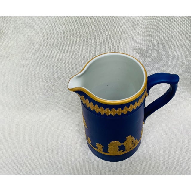 English Jasperware Large Ewer, Circa 1900 For Sale - Image 10 of 12