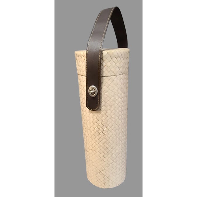This vintage wine carrier holder is a unique addition to your bar tools and accessories collection. Handmade with natural...