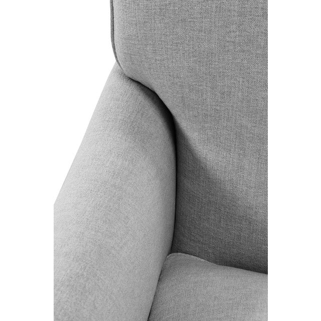 Alcott Chair, Stone Linen For Sale - Image 9 of 12
