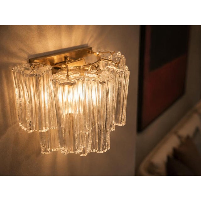 Italian Murano Glass Sconces, 1990s, Set of 6 For Sale - Image 6 of 12