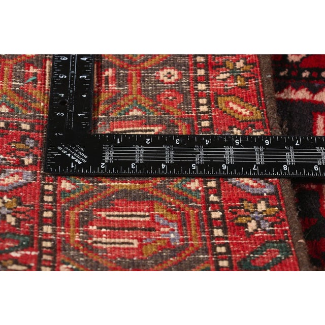 Vintage Persian Heriz Rug Runner - 03'06 X 13'10 For Sale In Dallas - Image 6 of 9
