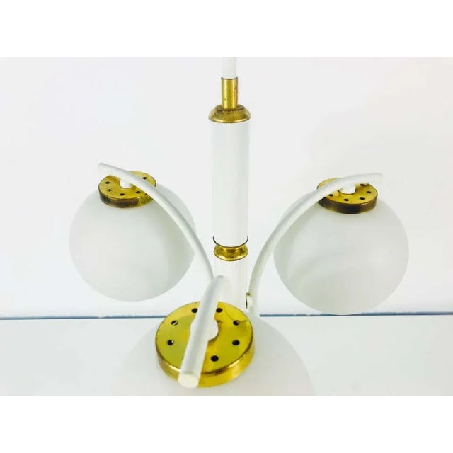 Richard Essig White Space Age Chandelier, circa 1970s For Sale - Image 10 of 11