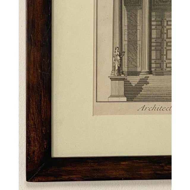 Late 18th Century Grand Tour Original Neoclassical Engraving, Italy Circa 1780 For Sale - Image 5 of 6