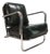 Art Deco Tubular Steel Chair in the style of Gilbert Rhode, 1930s For Sale