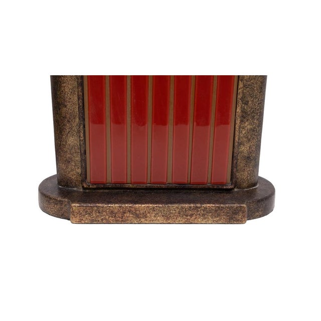 Art Deco Cut Glass Table Lamps, 1990, Set of 2 For Sale - Image 11 of 12