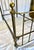 Brass Pair of Antique Victorian Brass Twin Beds With Original Cast Iron Dovetail Rails For Sale - Image 8 of 17