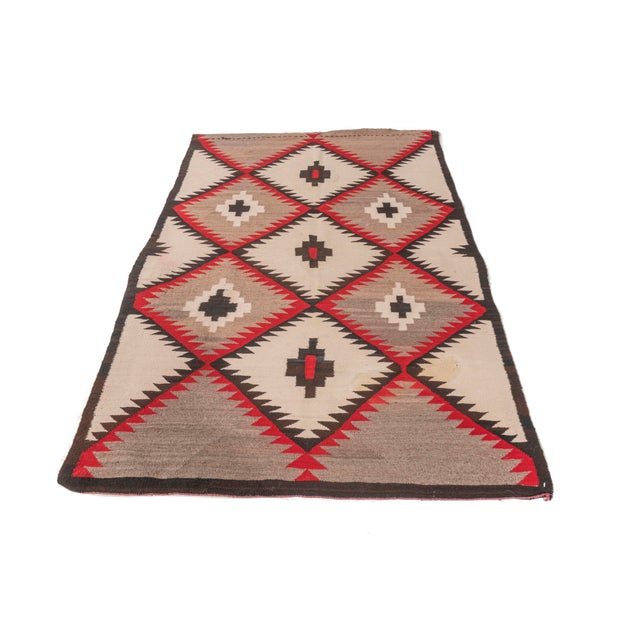 Navajos are usually in scatter sizes and larger, room size pieces are both extremely rare and highly desirable . As...