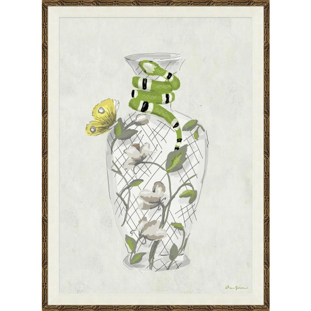 Contemporary Sutherland Vase I By Dana Gibson, Framed Art Print For Sale - Image 3 of 3