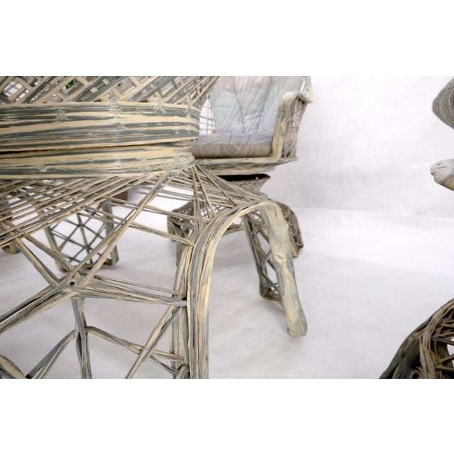 Russel Woodard Spun Fiberglass Oval Racetrack Dining Table 4 Chairs Outdoor Set For Sale - Image 13 of 18