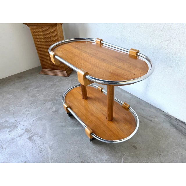 Art Deco Serving Trolley, 1930s For Sale - Image 4 of 17
