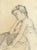 Drawing of a woman by a Japanese artist. Some pages in the sketchbook are signed by the artist Shirosu and dated. This one...