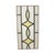 Art Deco Geometric Stained Glass Window, Set of 2 For Sale - Image 14 of 15