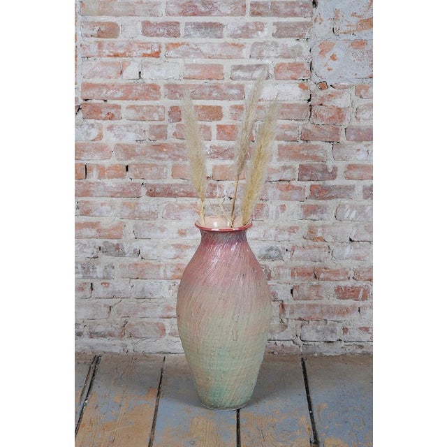 Gold Mid-Century Vase in Ceramic, Czech, 1940s For Sale - Image 8 of 10
