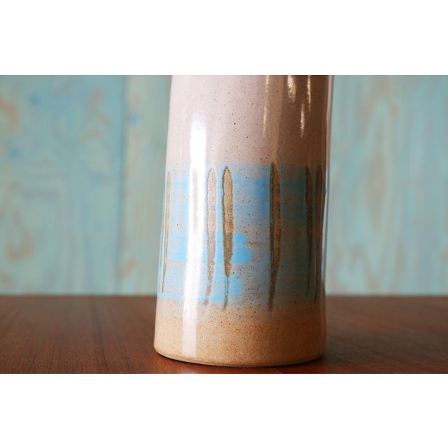 Mid-Century Modern Gordon and Jane Martz M41 Lamp for Marshall Studios Light Gray Blue White For Sale - Image 3 of 10