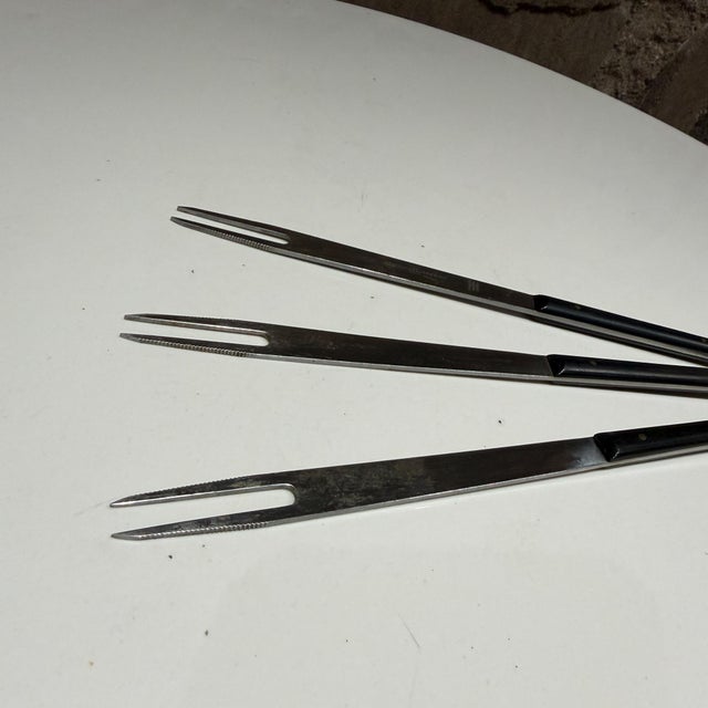 Amboss Austria Fondue Skewers Carl Auböck Amboss in Austria Mid Century Modern For Sale - Image 4 of 7