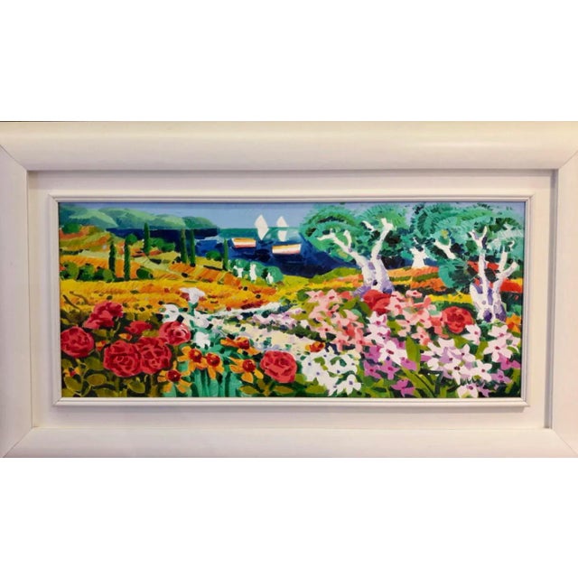 Athos Faccincani, Il Racconto Degli Ulivi, Acrylic on Canvas For Sale - Image 3 of 3