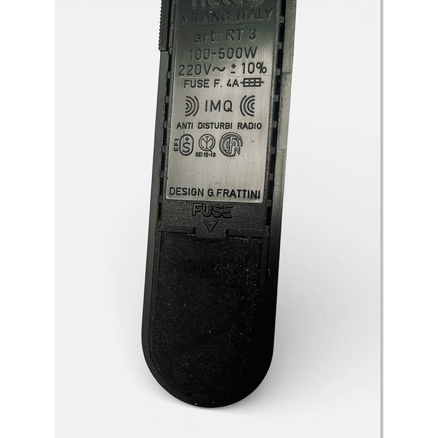 Metal Italian Floor Lamp in Brass by Gianfranco Frattini, 1980s For Sale - Image 7 of 8