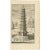 Antique print titled 'La Tour de Porcelaine, Arc de Triomphe'. Old print depicting the Porcelain Pagoda in the Chinese...