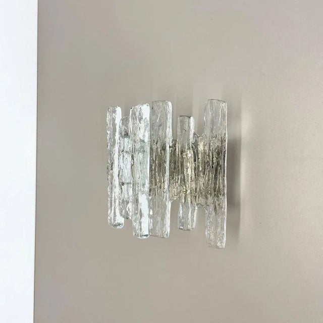 Article: wall light with 2 glass elements producer: kalmar franken kg, austria design: j.t. Kalmar age: 1960s original...