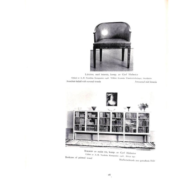 Yellow "Modern Swedish Arts and Crafts in Pictures" 1931 Wollin, Dr. Nils G. For Sale - Image 8 of 12