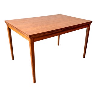 Mid-Century Teak Dining Table For Sale