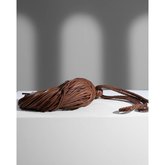 Moroccan Leather Choucha Tassel - Dark Brown For Sale - Image 13 of 18