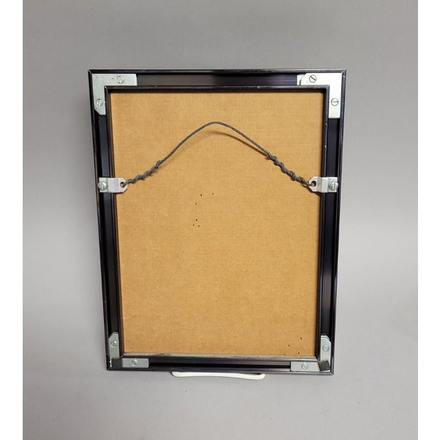 Edo Period Kitao Masanobu Seated Warrior Kyōka Woodblock Print, 1786 For Sale In Raleigh - Image 6 of 6