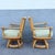 Wood Boho Chic Rattan and Cane Dining Set - 5 Pieces For Sale - Image 7 of 12
